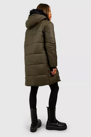 Faux Fur Trim  Parka