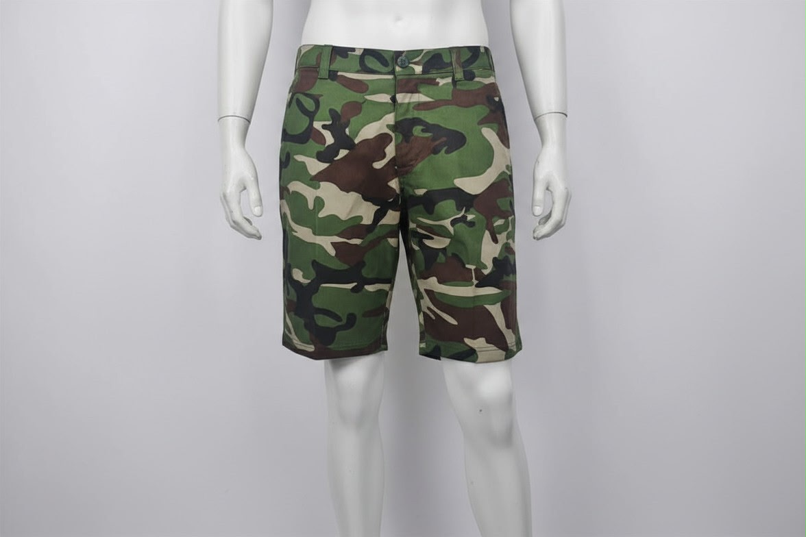 Camo 100% Cotton Zeen Shorts