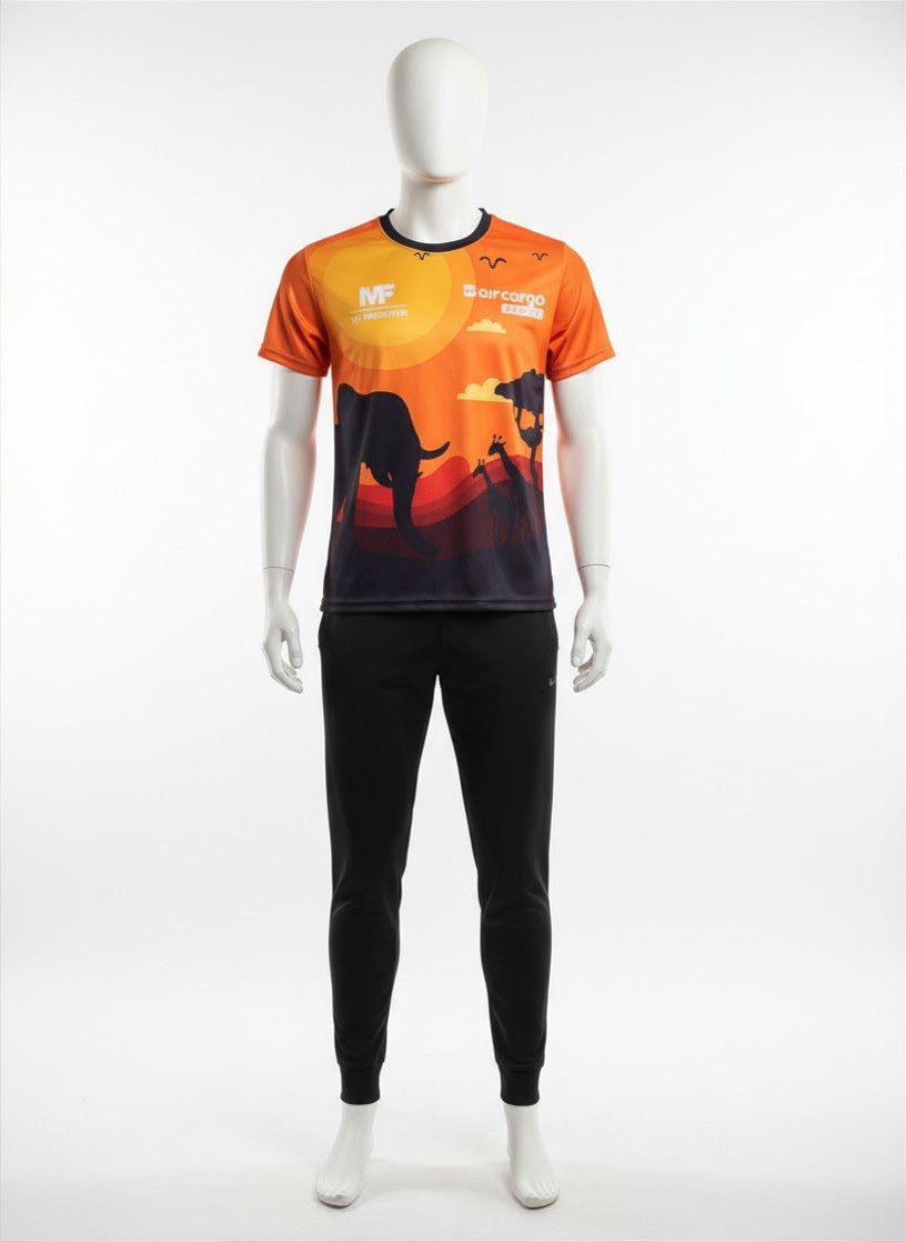 Sublimated Polyster Sportswear T shirt