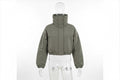 Crinkle High Neck Track Jacket