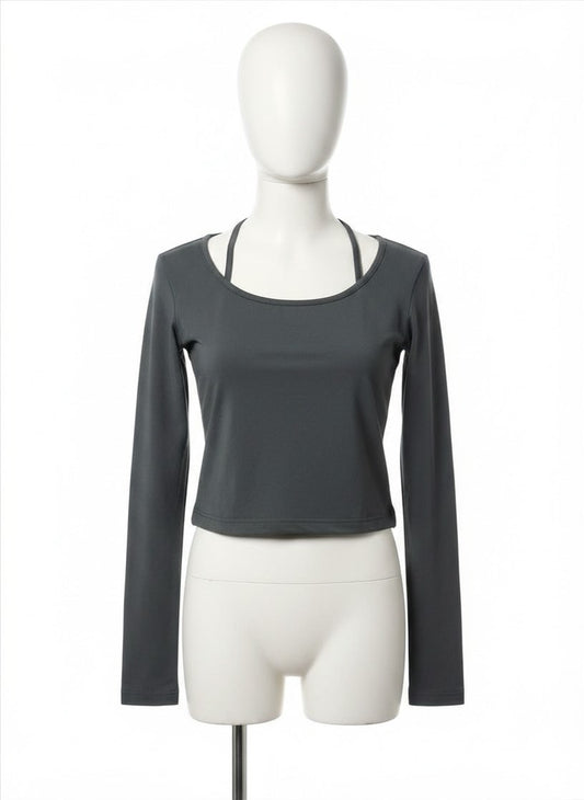 Women Fitted Long Sleeves Top
