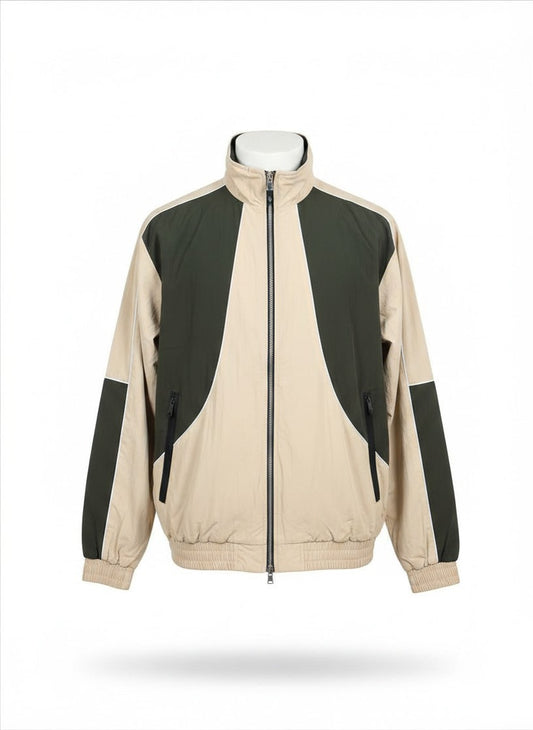 Crinkle Zip up Track Jacket