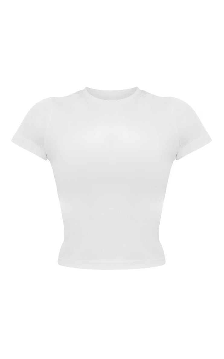 SPORT Cream Short Sleeve Melange T-Shirt