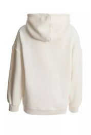 Cream Fleece 'New York' Oversized Hoodie