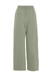 Sage Fleece Wide Leg Joggers